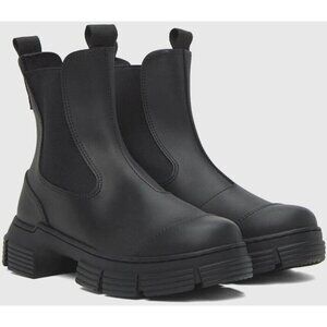 Ganni Black Ankle Boots